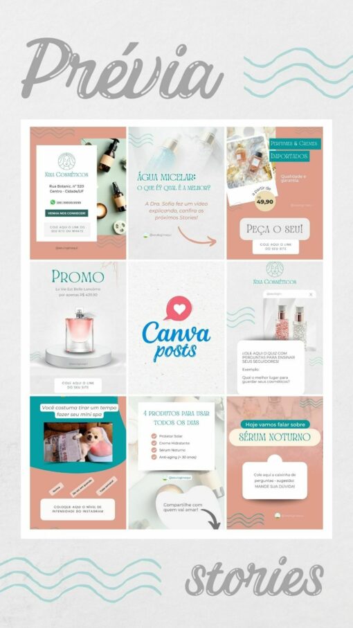 pack canva editável