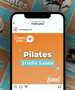 canva arte pack editável - pilates