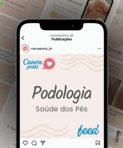 canva arte pack editável - podologia