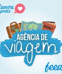 1 - Agência de Viagem - Feed Canva