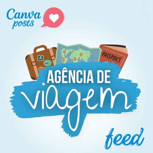 1 - Agência de Viagem - Feed Canva