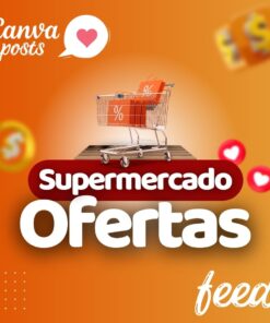 1 - Supermercado Ofertas - Feed Canva