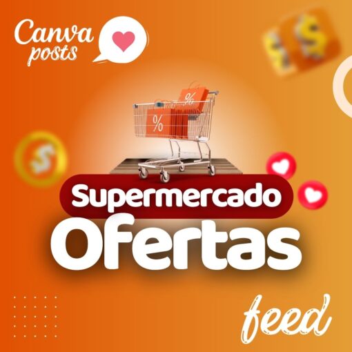 1 - Supermercado Ofertas - Feed Canva