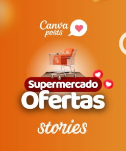 1 - Supermercado Ofertas - Stories Canva