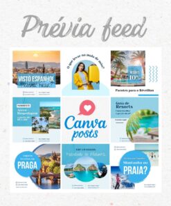 2 - Agência de Viagem - Feed Canva