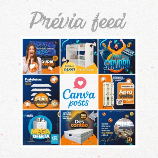 2 - Loja de Móveis - Feed Canva