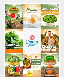 2 - Supermercado Hortifrúti - Stories Canva