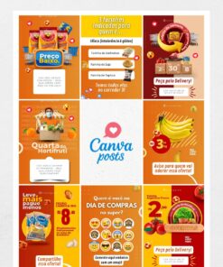 2 - Supermercado Ofertas - Stories Canva