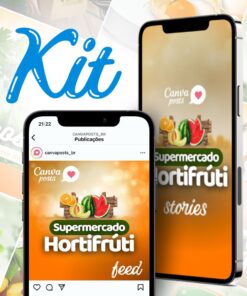 Supermercado Hortifruti - KIT capa