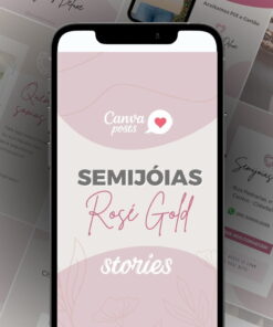 Semijóias - Canva Posts Stories CAPA