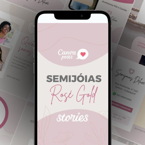 Semijóias - Canva Posts Stories CAPA