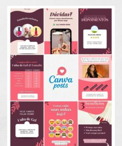 Nail Art Manicure - Canva Posts Stories_1