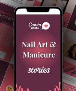 Nail Art Manicure - Canva Posts Stories_CAPA